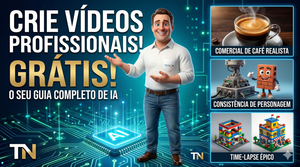 O Google Liberou de Graça! Como Criar Vídeos Realistas e Animações em 3D com IA