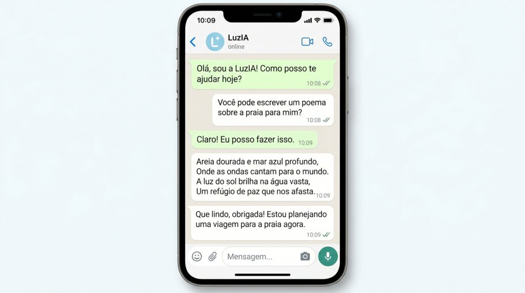 LuzIA no WhatsApp: conversa com inteligência artificial em 2026