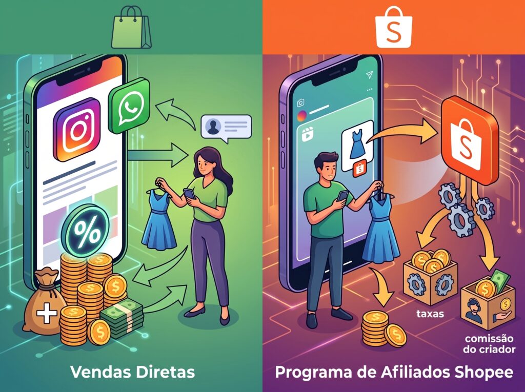 afiliados shopee instagram vale a pena 2026