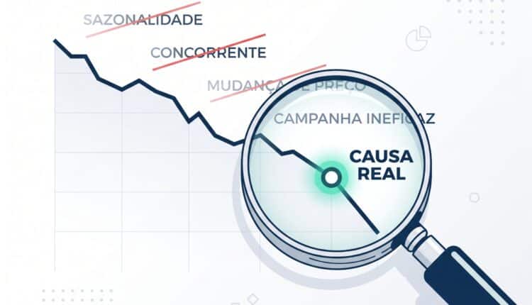 A métrica caiu: como achar a causa real do resultado
