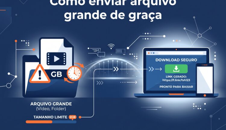 Enviar arquivo grande grátis: o que ninguém avisa