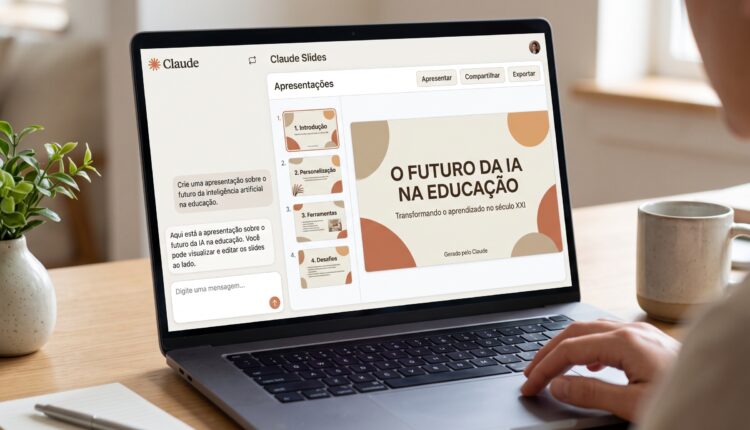 Claude Slides: como criar apresentação editável direto no chat