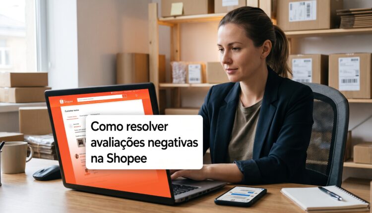 Como responder avaliação negativa na Shopee