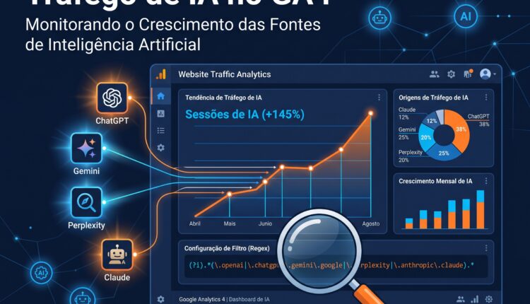 Visitas do ChatGPT no GA4
