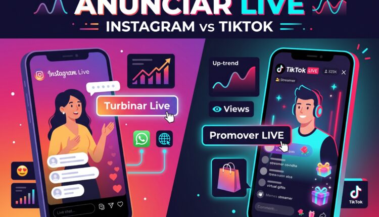 Anúncio de live: Instagram ou TikTok, qual vale mais pra sua loja