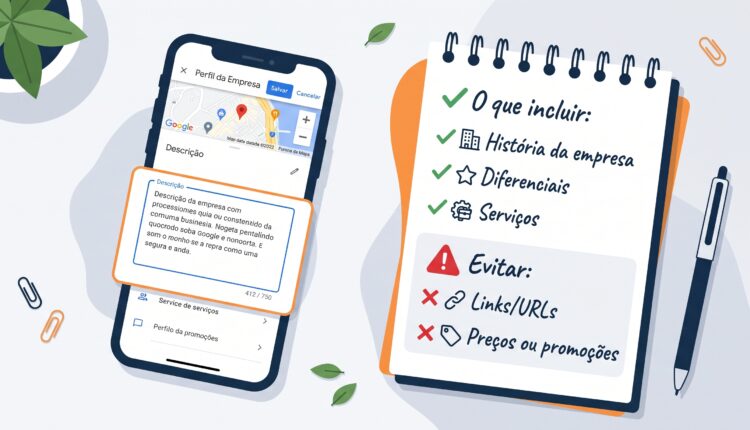 Descrição do Google Meu Negócio: gerador grátis